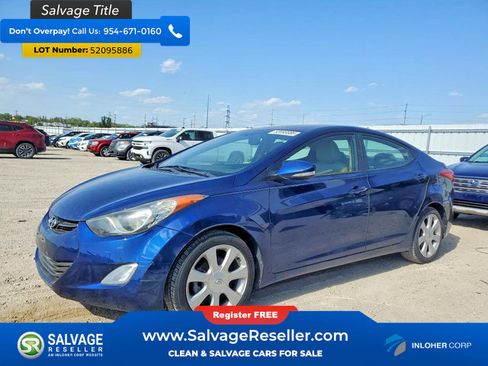 Used 2013 Hyundai Elantra Limited w/ Technology Pkg FWD image 1