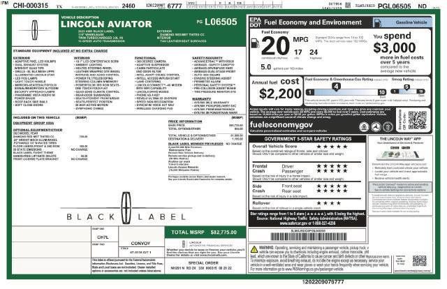 Used 2023 Lincoln Aviator Black Label AWD/4WD image 5