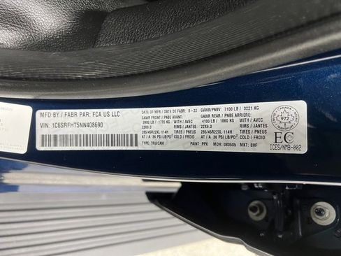 Used 2022 RAM 1500 Limited w/ Body-Colour Bumper Group image 69