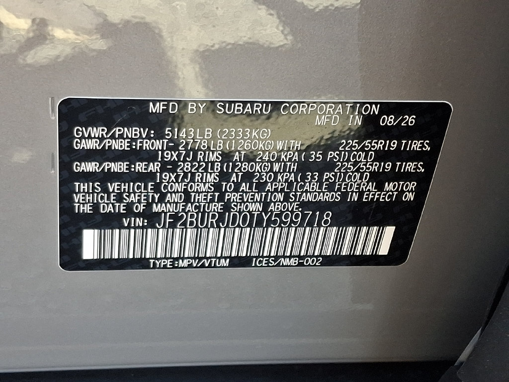 New 2026 Subaru Outback Touring XT AWD/4WD image 10