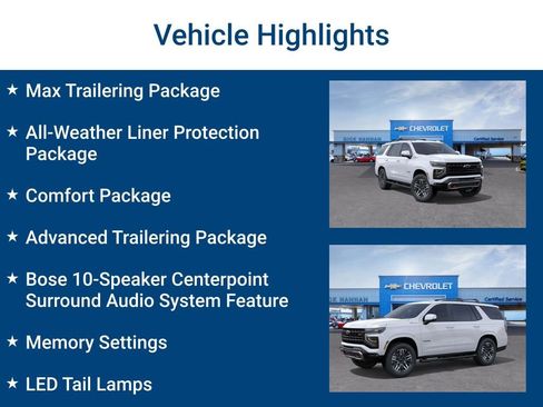 New 2026 Chevrolet Tahoe Z71 AWD/4WD image 3