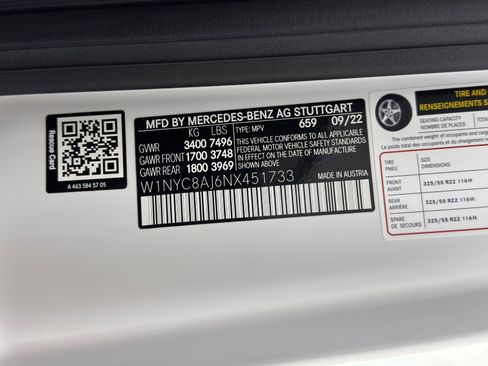 Used 2022 Mercedes-Benz G 63 AMG Squared w/ AMG Night Package Magno image 53