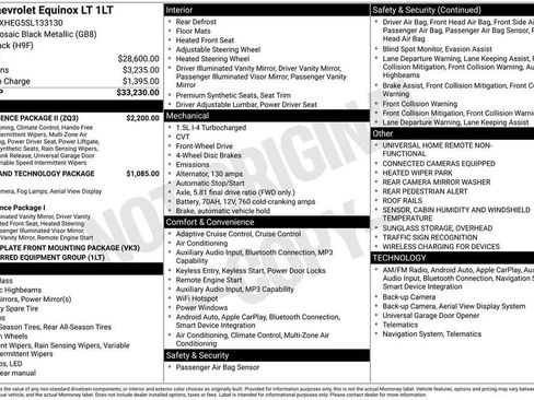 Used 2025 Chevrolet Equinox LT w/ Convenience Package II FWD image 2