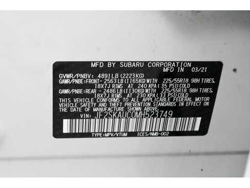 Used 2021 Subaru Forester Limited AWD/4WD image 49