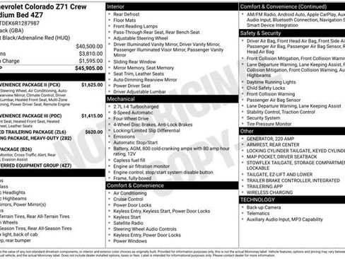 Used 2024 Chevrolet Colorado Z71 w/ Z71 Convenience Package 2 image 33