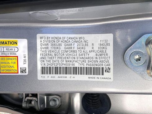 Used 2023 Honda Civic Sport image 29