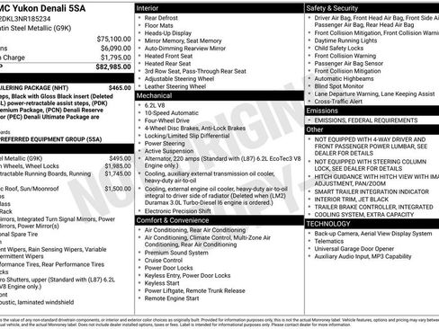 Certified 2022 GMC Yukon Denali w/ Max Trailering Package image 40