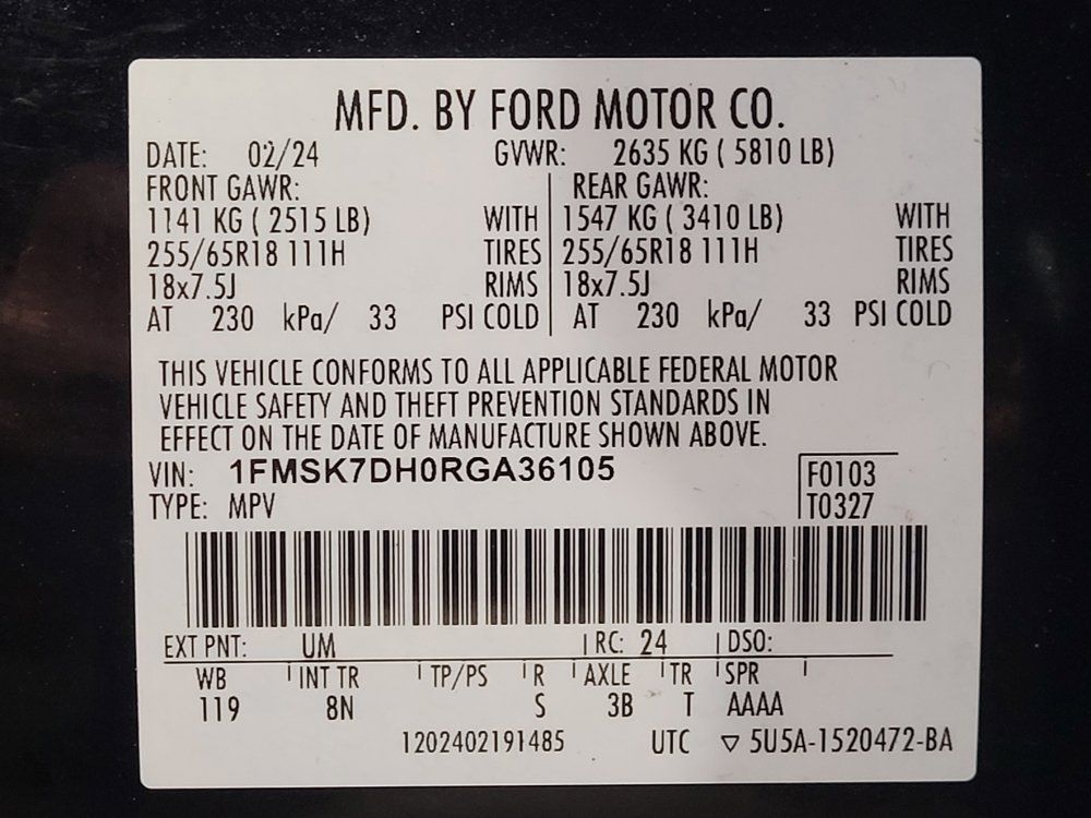 Used 2024 Ford Explorer XLT RWD image 33
