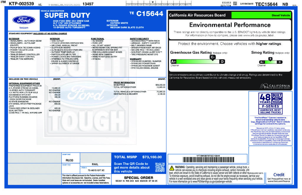 Used 2026 Ford F350 XLT AWD/4WD image 5