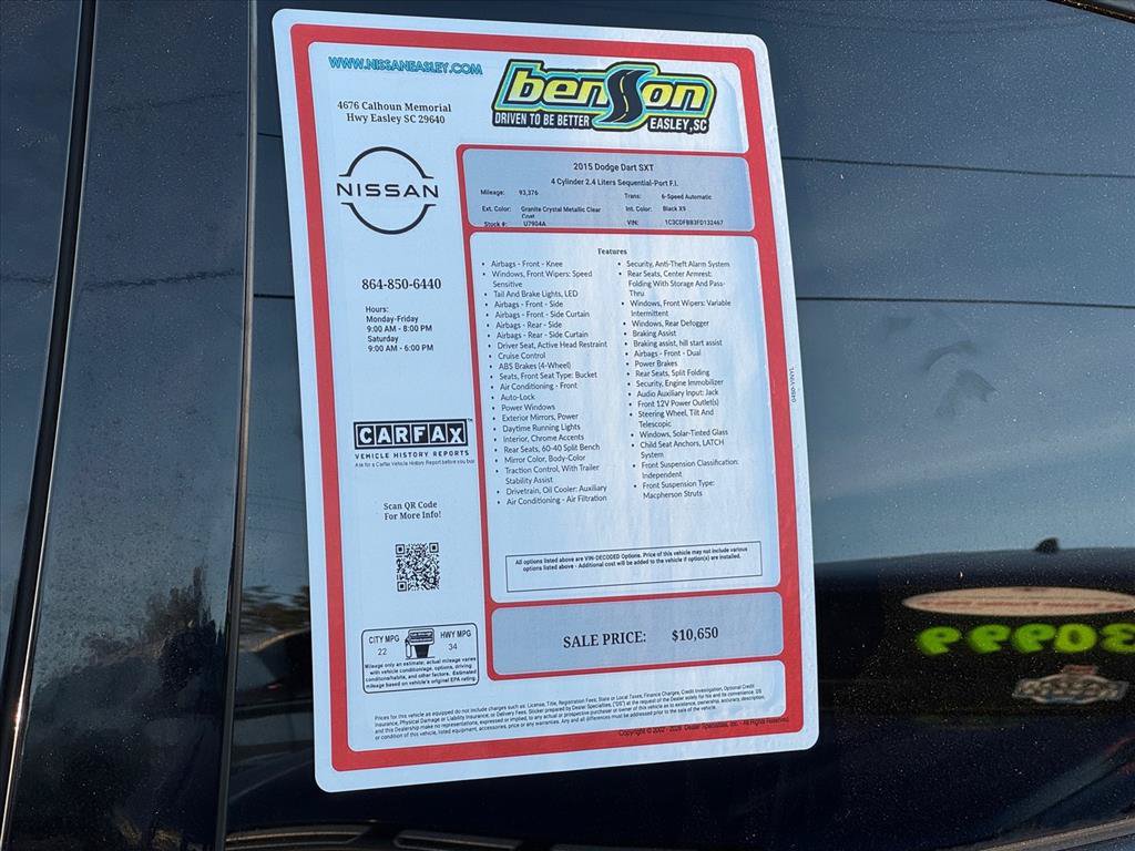Used 2015 Dodge Dart SXT FWD image 26