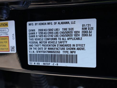 Used 2021 Honda Pilot Black Edition image 21