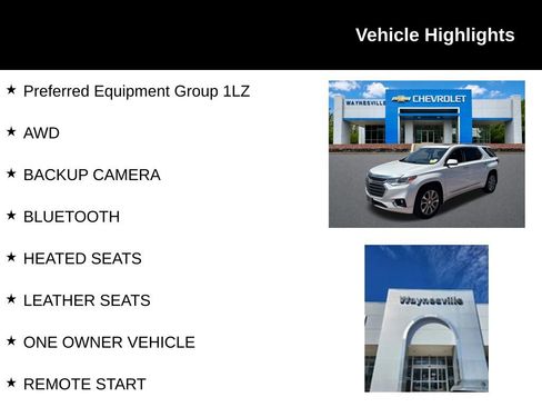 Used 2018 Chevrolet Traverse Premier AWD/4WD image 2