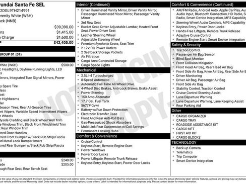 New 2026 Hyundai Santa Fe SEL AWD/4WD image 6