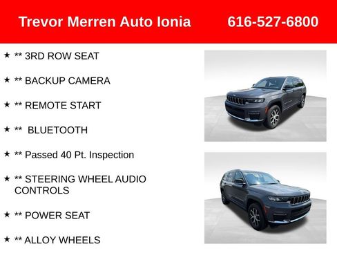 Used 2024 Jeep Grand Cherokee L Limited AWD/4WD image 13
