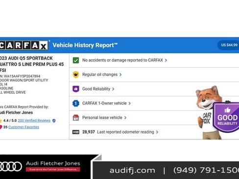 Used 2023 Audi Q5 2.0T Premium Plus w/ Premium Plus Package image 2