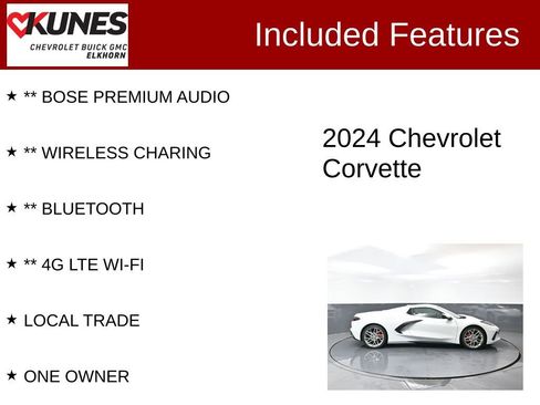 Used 2024 Chevrolet Corvette Stingray Preferred Conv w/ Stealth Interior Trim Package RWD image 3