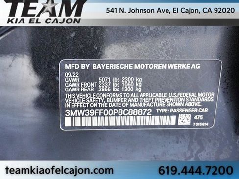 Used 2023 BMW 330e 330e iPerformance w/ M Sport Package image 38