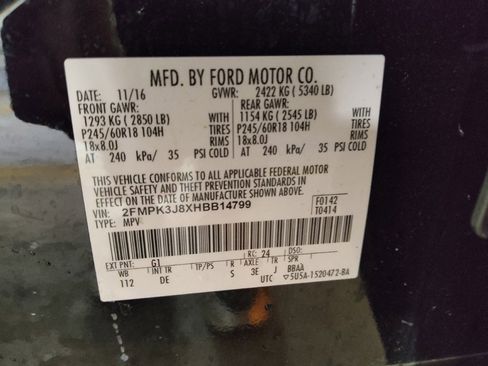 Used 2017 Ford Edge SEL w/ Cargo Accessory Package FWD image 33