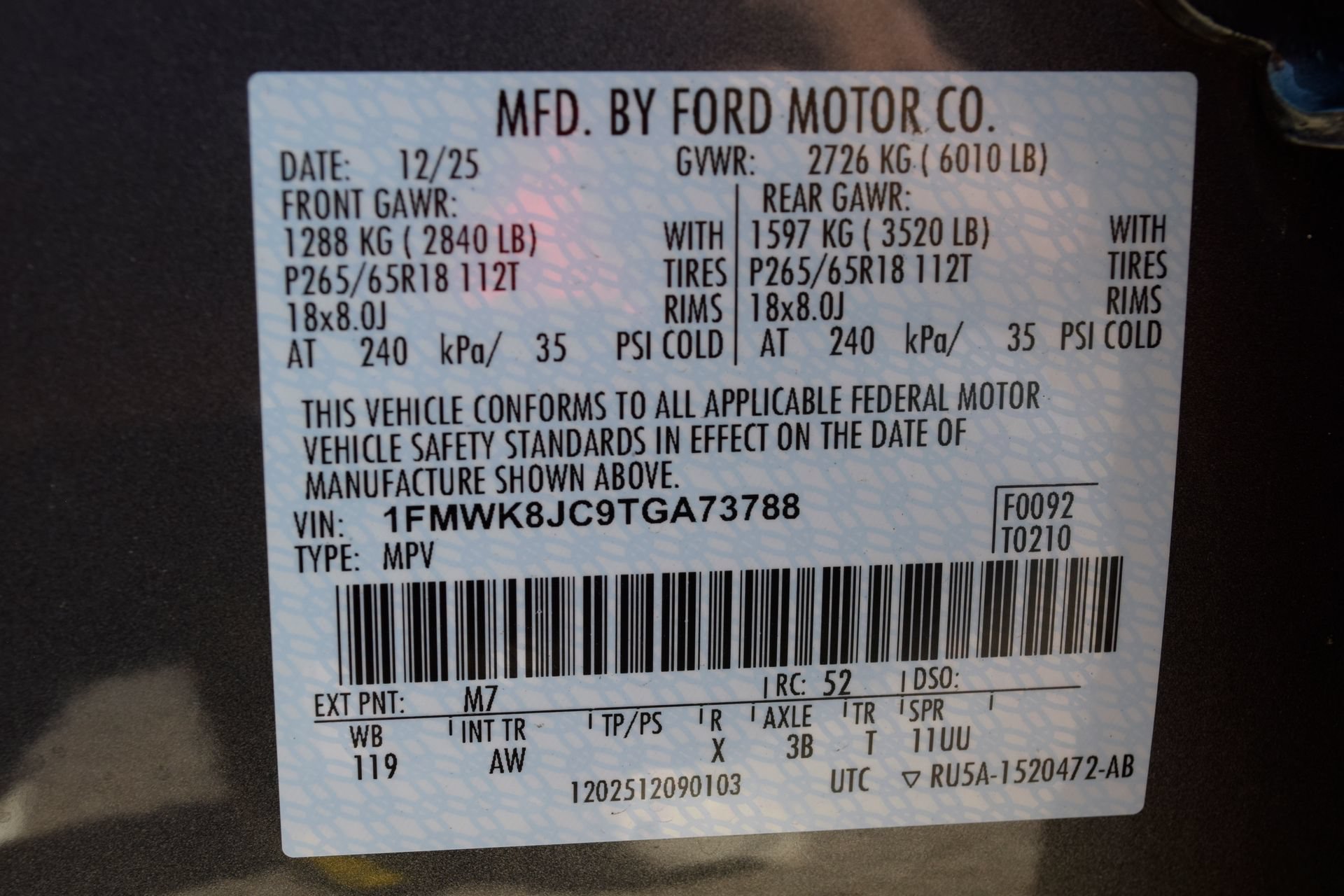 New 2026 Ford Explorer Tremor w/ Tremor Ultimate Package AWD/4WD image 28