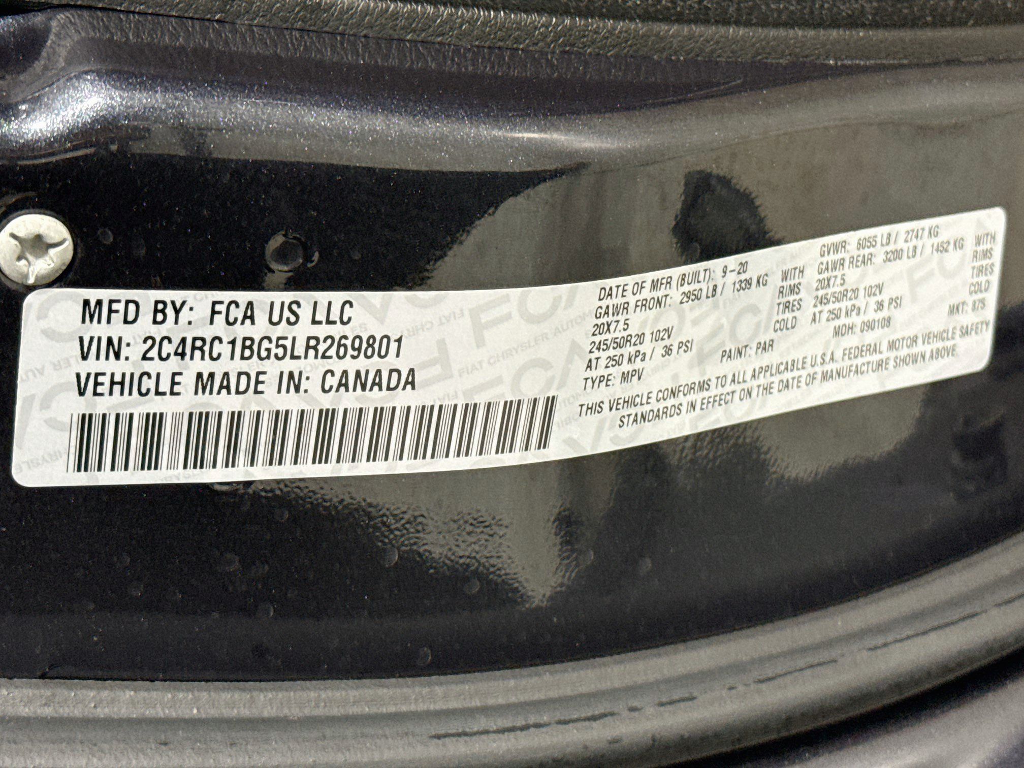 Used 2020 Chrysler Pacifica Touring-L w/ S Appearance Package FWD image 30