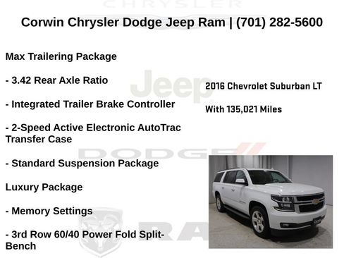 Used 2016 Chevrolet Suburban LT AWD/4WD image 6
