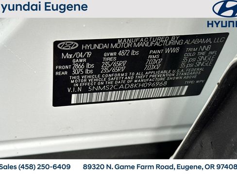 Used 2019 Hyundai Santa Fe SE image 35