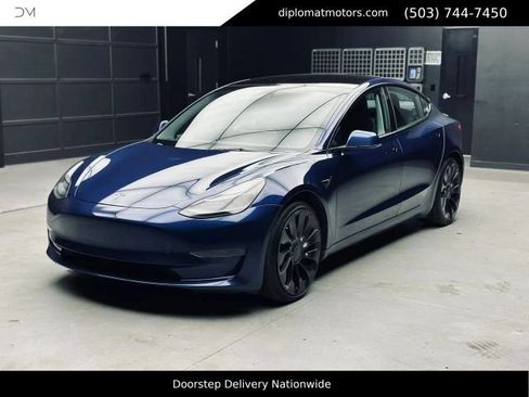 Used 2022 Tesla Model 3 Performance AWD/4WD image 1