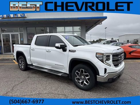 Used 2025 GMC Sierra 1500 SLT w/ SLT Premium Package AWD/4WD image 1