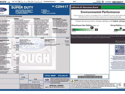 Used 2022 Ford F250 Lariat w/ Black Appearance Package AWD/4WD image 44