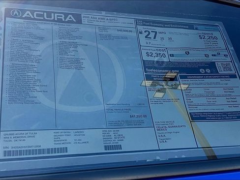 New 2025 Acura ADX A-Spec AWD/4WD image 29