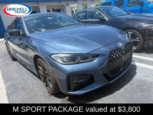 Used 2021 BMW 430i Coupe w/ M Sport Package RWD image 1