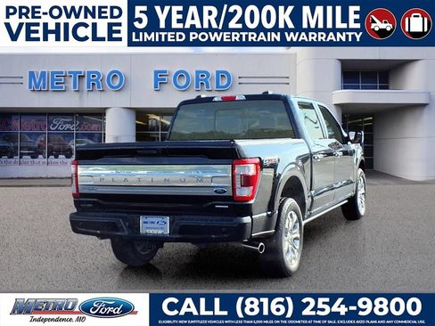 Certified 2022 Ford F150 Platinum AWD/4WD image 3