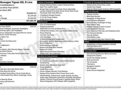 Used 2024 Volkswagen Tiguan SEL R-Line AWD/4WD image 44