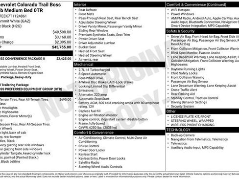 Used 2026 Chevrolet Colorado Trail Boss AWD/4WD image 21