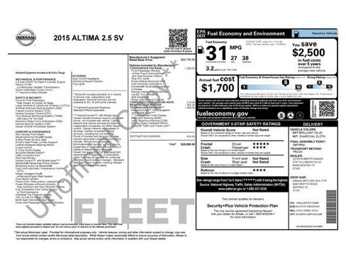 Used 2015 Nissan Altima 2.5 SV w/ Convenience Package image 38
