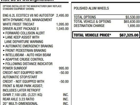 Certified 2022 GMC Sierra 1500 Denali w/ Driver Alert Package II AWD/4WD image 2