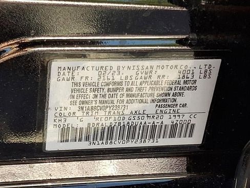 Certified 2023 Nissan Sentra SV w/ All-Weather Package image 28