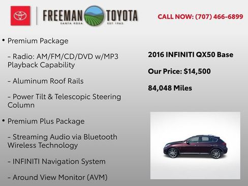 Used 2016 INFINITI QX50 2WD w/ Premium Plus Package image 9