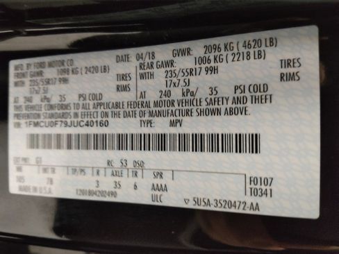 Used 2018 Ford Escape S image 33