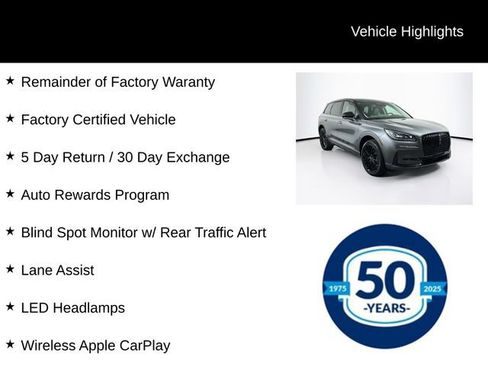 Certified 2024 Lincoln Corsair AWD w/ Equipment Group 101A image 8