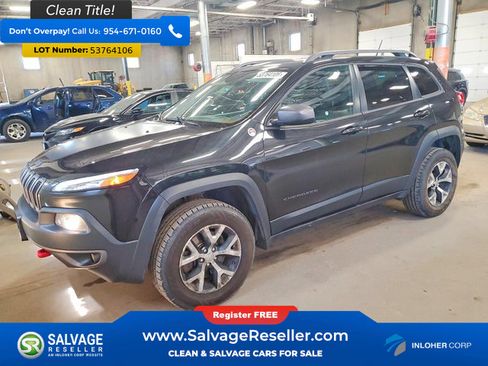 Used 2015 Jeep Cherokee Trailhawk w/ Cold Weather Group AWD/4WD image 1