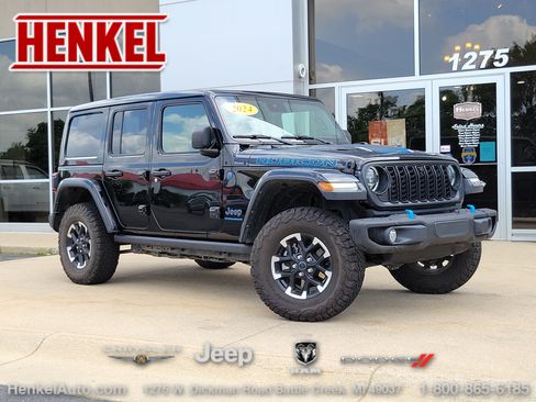Used 2024 Jeep Wrangler Unlimited Rubicon 4xe AWD/4WD image 1