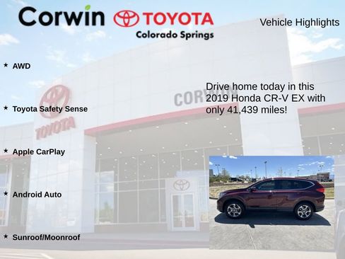 Used 2019 Honda CR-V EX image 6