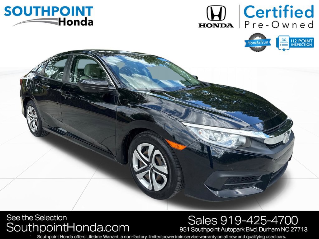 Certified 2018 Honda Civic LX image 1