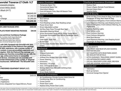 Certified 2023 Chevrolet Traverse LT w/ LPO, Floor Liner Package image 31