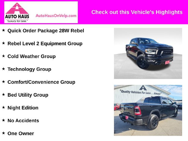 Used 2021 RAM 1500 Rebel w/ Alpine Leather & Sound Group AWD/4WD image 3
