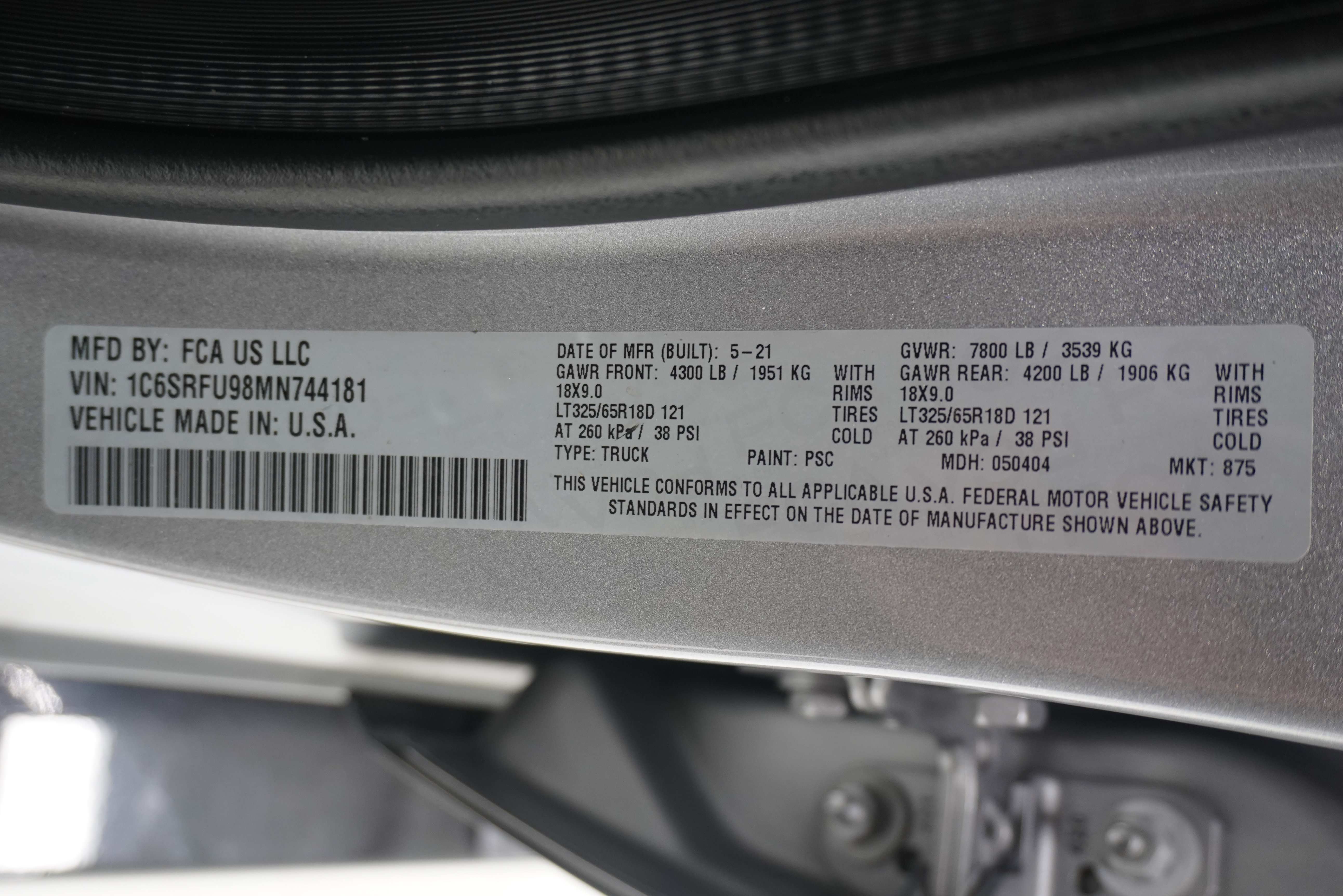 Used 2021 RAM 1500 TRX w/ TRX Level 1 Equipment Group AWD/4WD image 33