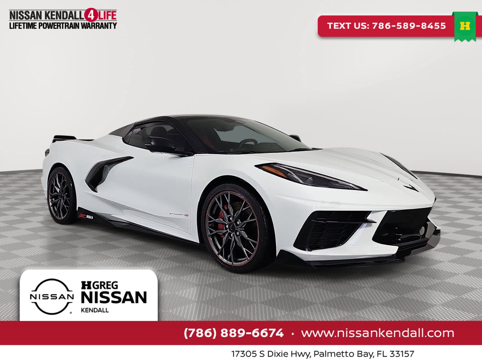Used 2024 Chevrolet Corvette Stingray Convertible w/ Z51 Performance Package RWD image 1