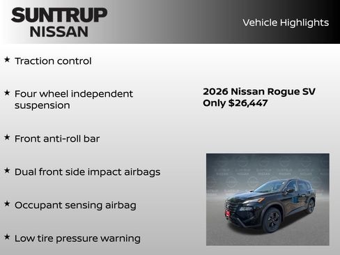 Certified 2026 Nissan Rogue SV FWD image 23