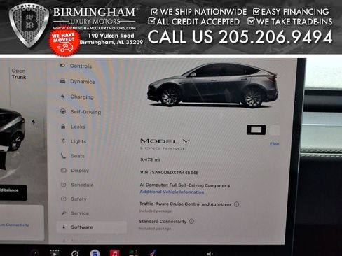 Used 2026 Tesla Model Y Long Range RWD image 2